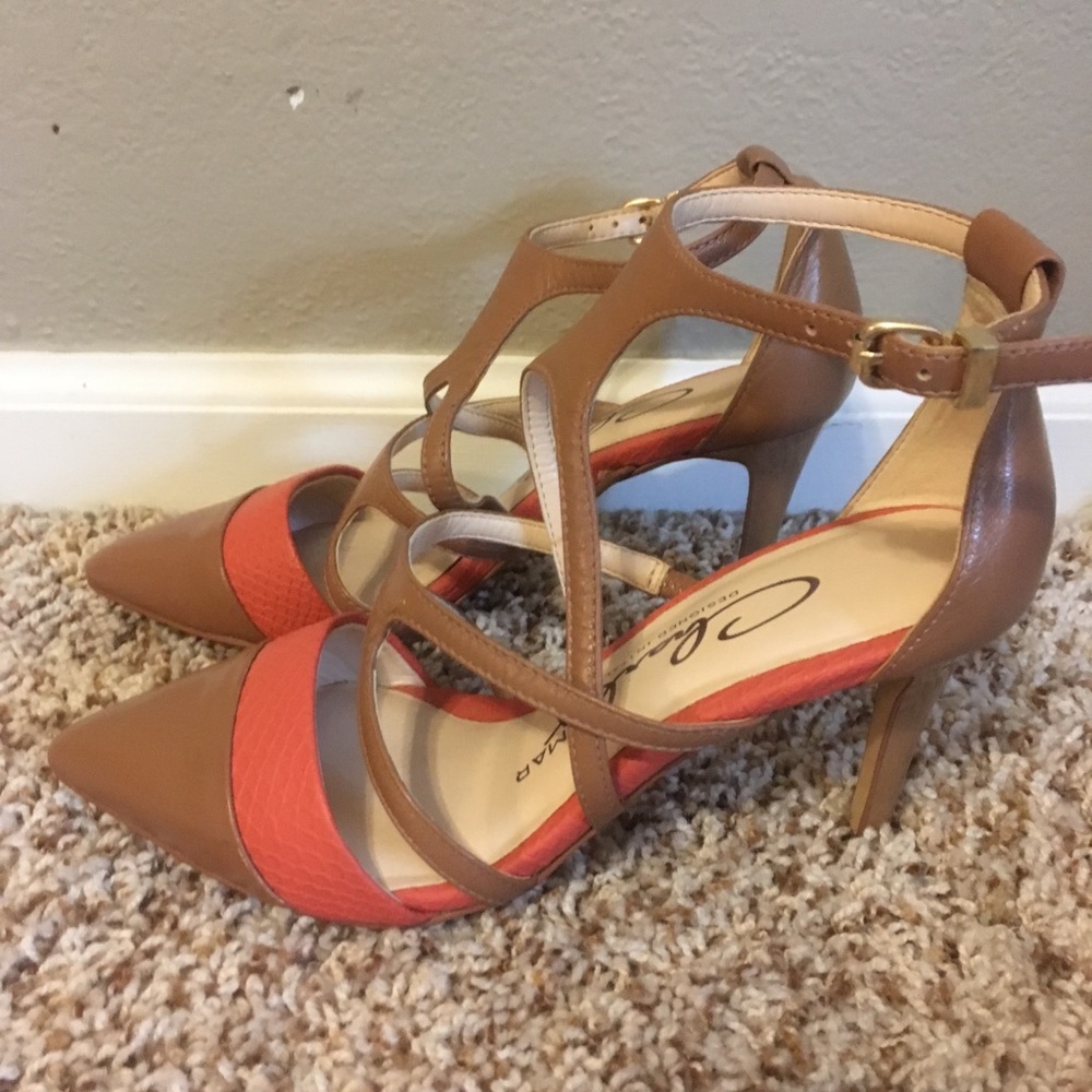 NWOT Italian leather heels